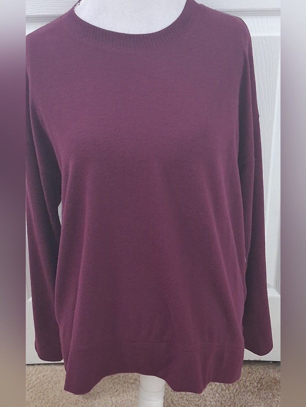 NWT Lucky Brand Women's Crewneck Sweater in Plum   Size L